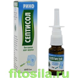 Септисол Рино, 15 мл (флакон-спрей) противовоспалительное природное средство для полости и пазух носа