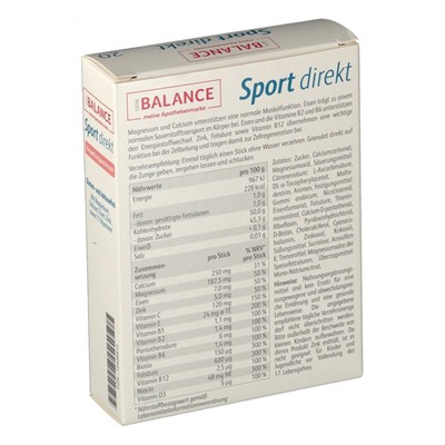 GEHE (ГЕХЕ) Balance Sport direkt 20X3 г