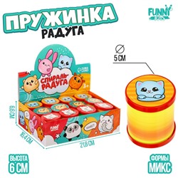 Пружинка - радуга «Пухлики» d.-5см , в шоубоксе