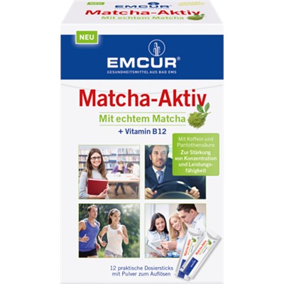 EMCUR Матча  aktiv sticks, 12 шт