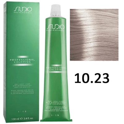 Kapous Professional Крем-краска для волос 10.23 перламутрово-бежевый платиновый блонд 100 мл.