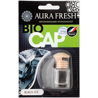 Ароматизатор "AURA FRESH" BIO CAP, аромат: Black Ice