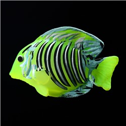 Декор для аквариума "Тохельская фея", силиконовый, с неоновым эффектом, 6 х 4 см