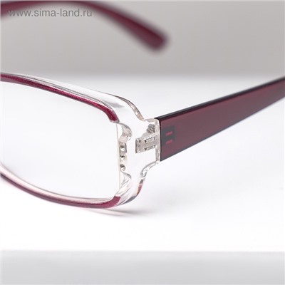 Готовые очки BOSHI 86017, цвет малиновый, +6
