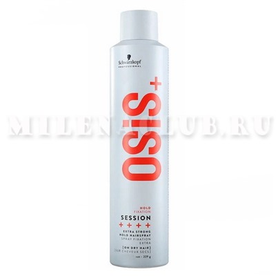 Schwarzkopf OSiS+ Лак для волос экстрасильной фиксации Session Hairspray 300 мл.