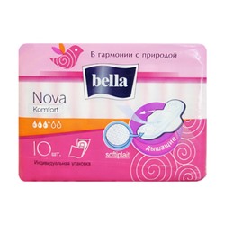 Гигиенические прокладки Bella (Белла) Nova Komfort, 3+ капли, 10 шт