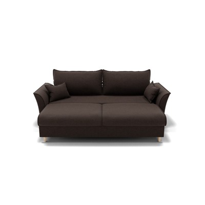 Прямой диван «Барселона 1», механизм пантограф, велюр, цвет галакси лайт 004