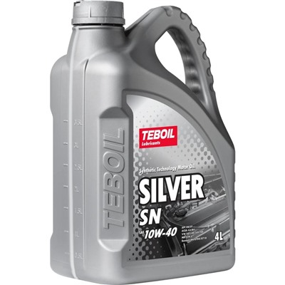 Масло моторное TEBOIL Silver SN 10W-40, полусинтетическое, 4 л