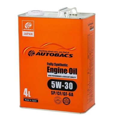 Масло Autobacs ENGINE OIL FS 5W-30 SP/CF/GF-6А, 4 л