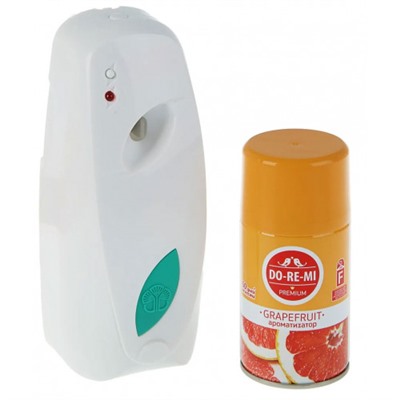 Автоматический освежитель воздуха со сменным баллонном DO-RE-MI (До-ре-ми) Premium Грейпфрут фреш, 250 мл