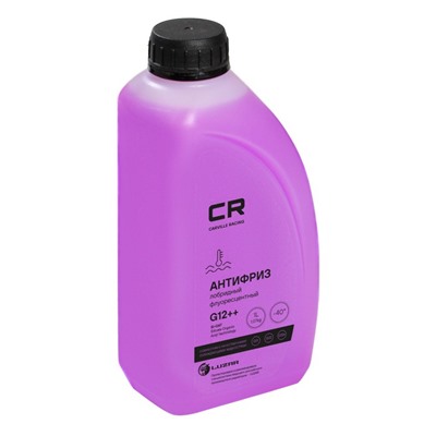 Антифриз лобридный Carville Racing, флуоресцентный -40°С, фиолетовый, готовый, 1 л/1.07 кг