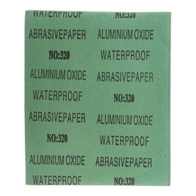 Лист шлифовальный ЗУБР 35417-320, бумажная основа, водостойкая, Р320, 230 х 280 мм, 5 шт.