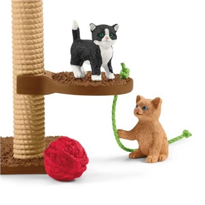 Набор Schleich Игровой комплекс для кошки и котят