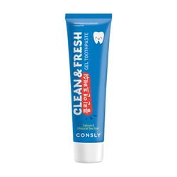 CNS Toothpaste Паста зубная гелевая Clean&Fresh с кальцием и натуральной морской солью With Calcium and Natural Sea Salt, 105г