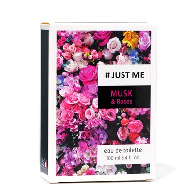 Туалетная вода женская Just Me Musk & Roses, 100 мл (по мотивам Roses Musk (Montale)