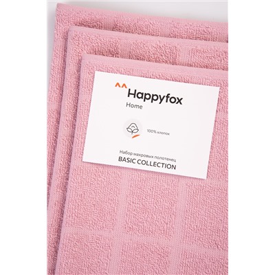 Набор махровых полотенец 3 шт Happy Fox Home