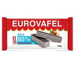 Вафли с молочной начинкой Eurovafel 180 г