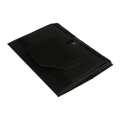 Органайзер кофр в багажник, 67 х 30 х 31 см, экокожа, черный-черный