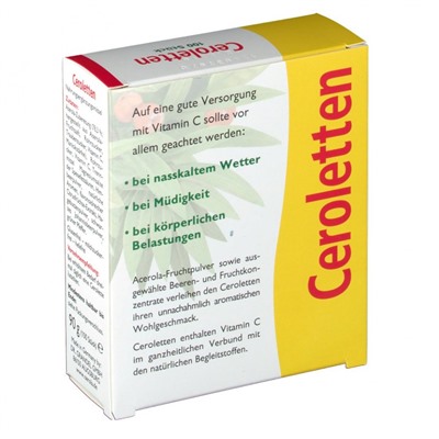 Ceroletten (Церолеттен) Vitamin C Dr. Grandel 100 шт