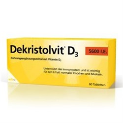 Dekristolvit (Декристолвит) D3 5.600 I.E. 60 шт