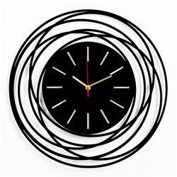 Часы настенные из металла "Ивен", плавный ход, d-42 см