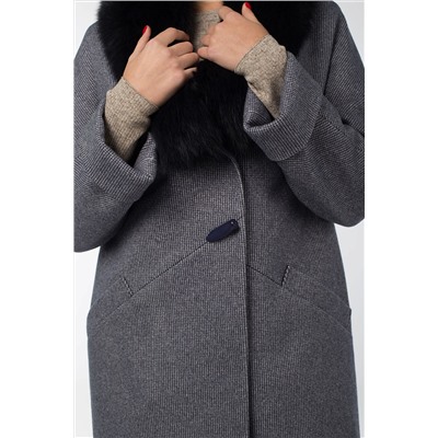 02-2464 Пальто женское утепленное