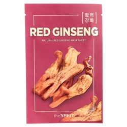 Маска для лица тканевая The Saem Natural Mask Sheet Ginseng, 21 мл