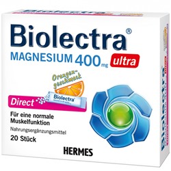 Biolectra (Биолектра) Magnesium ultra Direct 400 mg Orange 20 шт