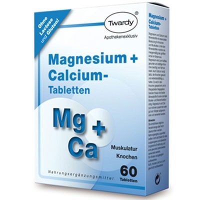 Twardy (Тварди) Magnesium + Calcium 60 шт