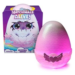 Игрушка интерактивная в яйце Hatchimals Alive «Единорог», свет, звук, дым