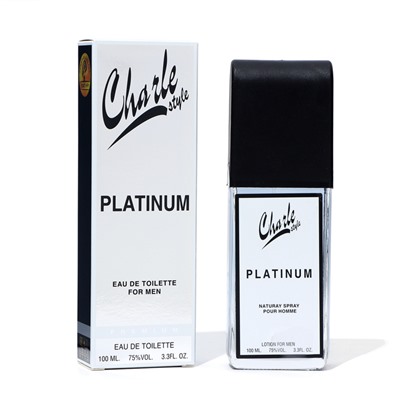 Туалетная вода для мужчин Charle style Platinum, 100 мл