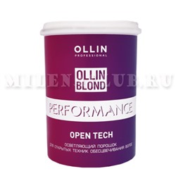 Ollin Blond Performance Осветляющий порошок Open Tech для открытых техник 500 г