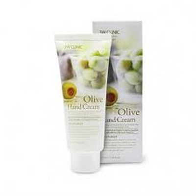 3W HAND Крем для рук с экстрактом оливы MOISTURIZING OLIVE HAND CREAM, 100ml брак/ скидка 10% Замята упаковка