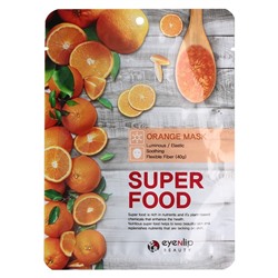 Маска для лица тканевая Eyenlip Super Food Orange, 23 мл