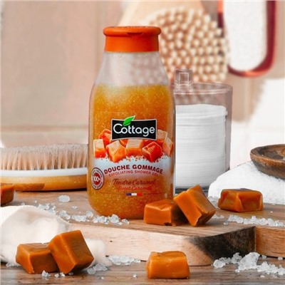 Гель для душа Cottage Exfoliating Shower Gel «Сладкая карамель», отшелушивающий, 270 мл