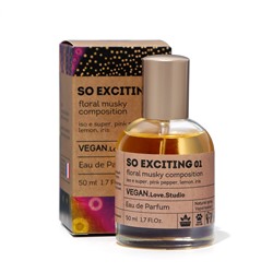 Парфюмерная вода женская Vegan Love Studio So Exciting 01, 50 мл (по мотивам Molecules Escentric 01 (Escentric Molecules)