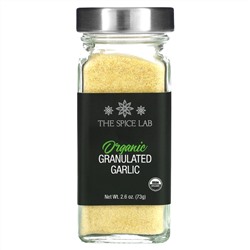 The Spice Lab, Органический гранулированный чеснок, 73 г (2,6 унции)