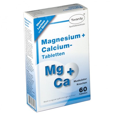 Twardy (Тварди) Magnesium + Calcium 60 шт
