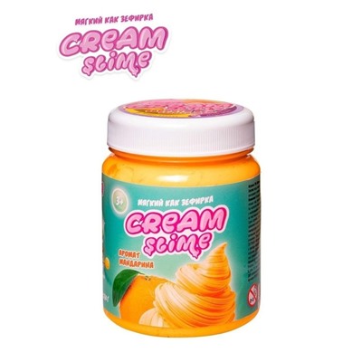 Слайм Cream-Slime с ароматом мандарина, 250 г