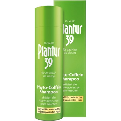 Plantur 39 Shampoo Phyto-Coffein Coloriertes & Strapaziertes Haar Плантур Шампунь с фито-кофеином для окрашенных ломких волос, 250 мл