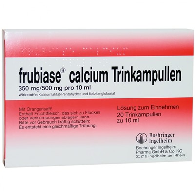 frubiase (фрубиэйс) calcium Trinkampullen 20 шт