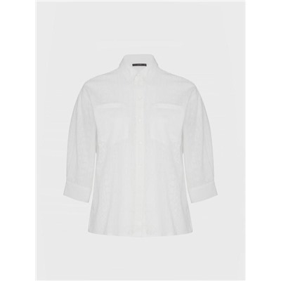 Блуза ажурная белая LALIS