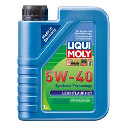 Масло моторное LiquiMoly Leichtlauf HC 7 5W-40 SN A3/B4, НС-синтетическое, 4 л