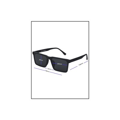 Солнцезащитные очки Keluona K2207 C2 Черный Матовый