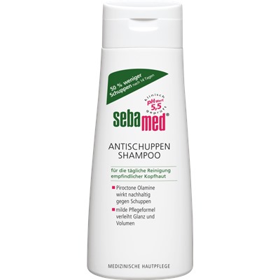 sebamed Shampoo Anti-Schuppen 3st Шампунь против Перхоти для чувствительной кожи головы с Видимым эффектом через 14 дней, 3 шт х 200 мл