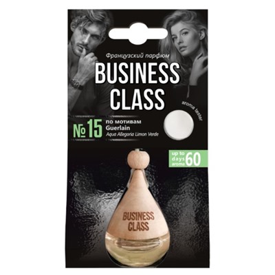 Ароматизатор в машину Freshco of Business Class Cube №15, по мотивам Guerlain, подвесной флакон