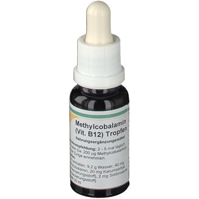 Methylcobalamin (Метилкобаламин) Vitamin B12 Tropfen 20 мл