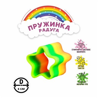 Пружинка-радуга, виды МИКС