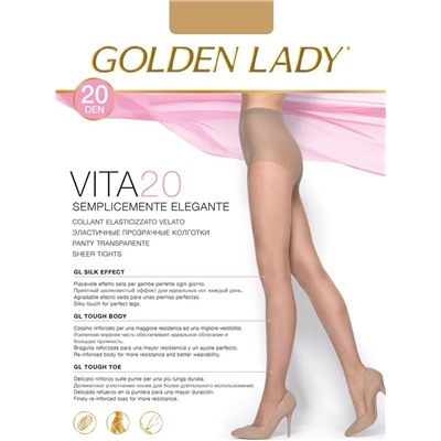 GOL-Vita 20/2 Колготки GOLDEN LADY Vita 20 с шортиками ЭКОНОМ