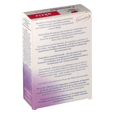 Doppelherz (Доппельхерц) Lavendel Extrakt + Ol 30 шт